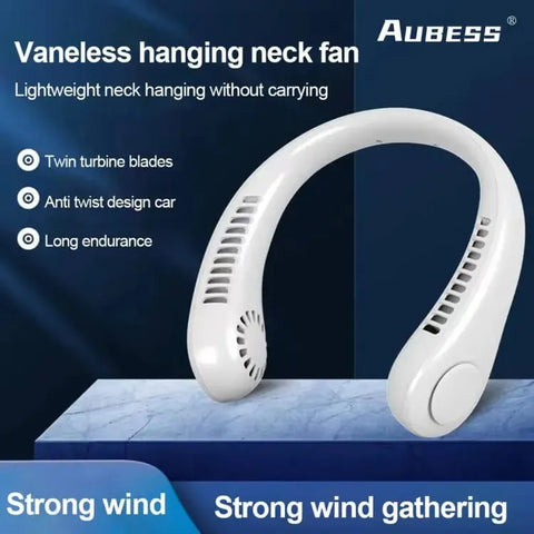 Portable Summer Air Cooling Neck Fan.